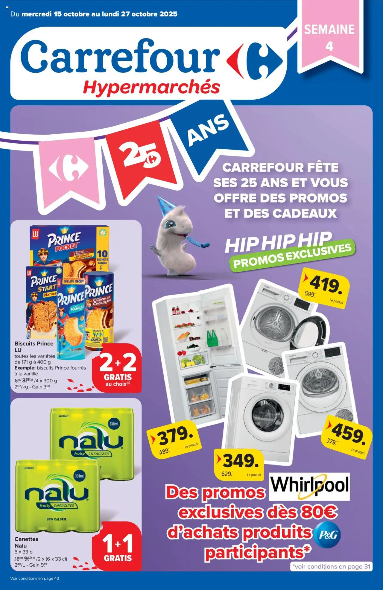 Carrefour shop Hypermarchés Promotions geldig vanaf 15/10/2025 - Paginanummer 1