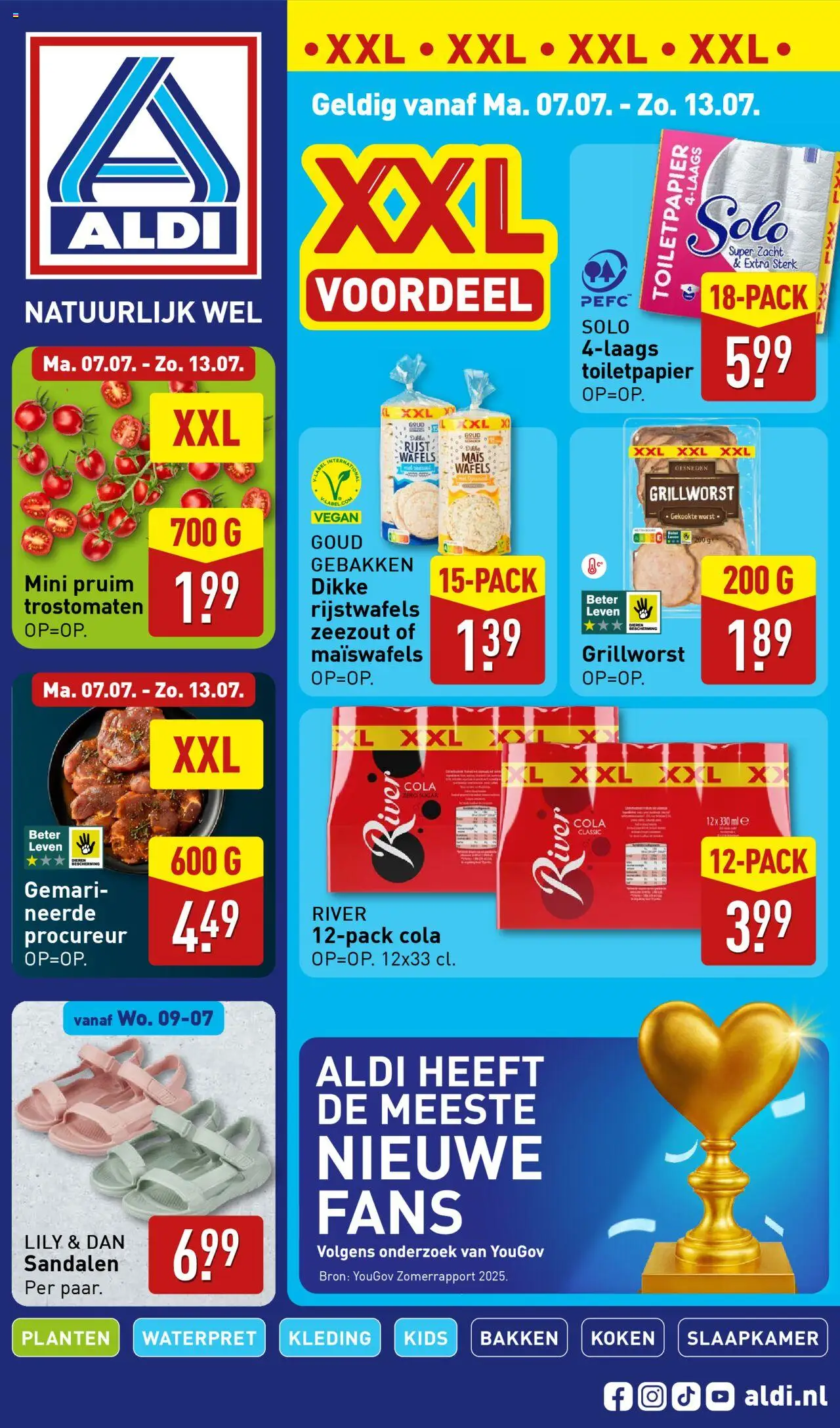 Aldi shop Folder week 28 geldig vanaf 07-07-2025 - Paginanummer 1