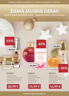 AVON parduotuvės leidinio Leidinys - Žiemą jaukis gerai galiojančio nuo 2025.12.10 peržiūra