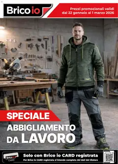 Anteprima dell'opuscolo Volantino Lombardia dal negozio Brico io valido da 22/01/2026