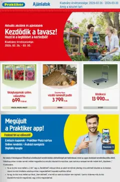 Praktiker - Praktiker akciós újság megtekintése, amely érvényes 2026.02.26.-től