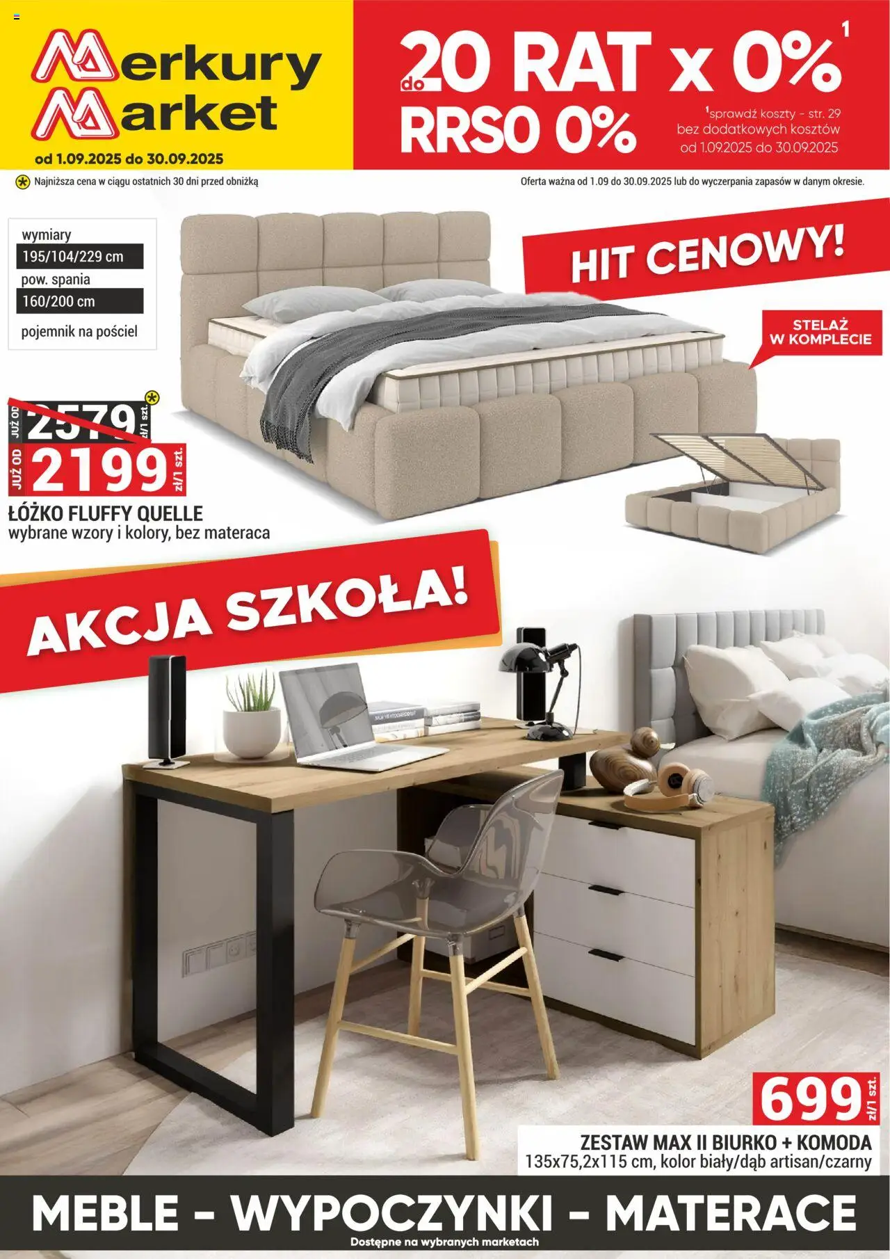 Merkury Market Meble, Wypoczynki, Materace od 01.09.2025 - Nowa Gazetka - Numer strony 1