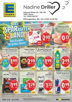 Vorschau von dem Prospekt des Geschäftes Edeka, gültig ab dem 14.09.2025
