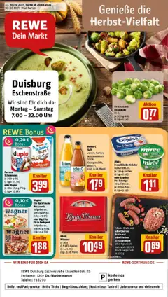 Vorschau von dem Prospekt des Geschäftes Rewe, gültig ab dem 19.10.2025
