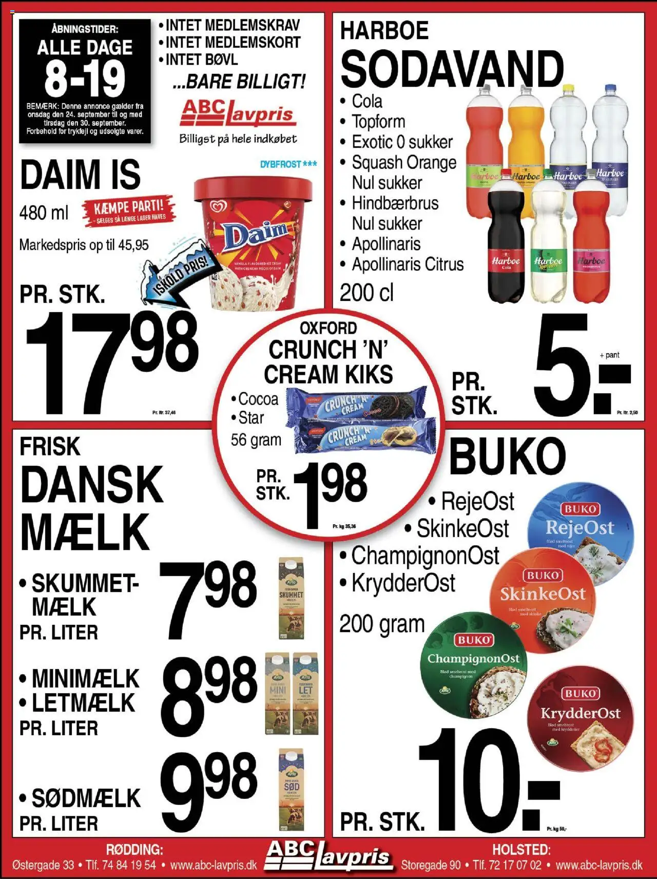 Abc Lavpris tilbudsavis gyldig fra 24/09/2025 - side 1
