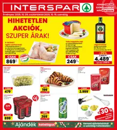 Interspar - Akciós újság Interspar megtekintése, amely érvényes 2025.10.09.-től