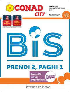 Anteprima dell'opuscolo Volantino City Lombardia dal negozio Conad valido da 07/11/2025
