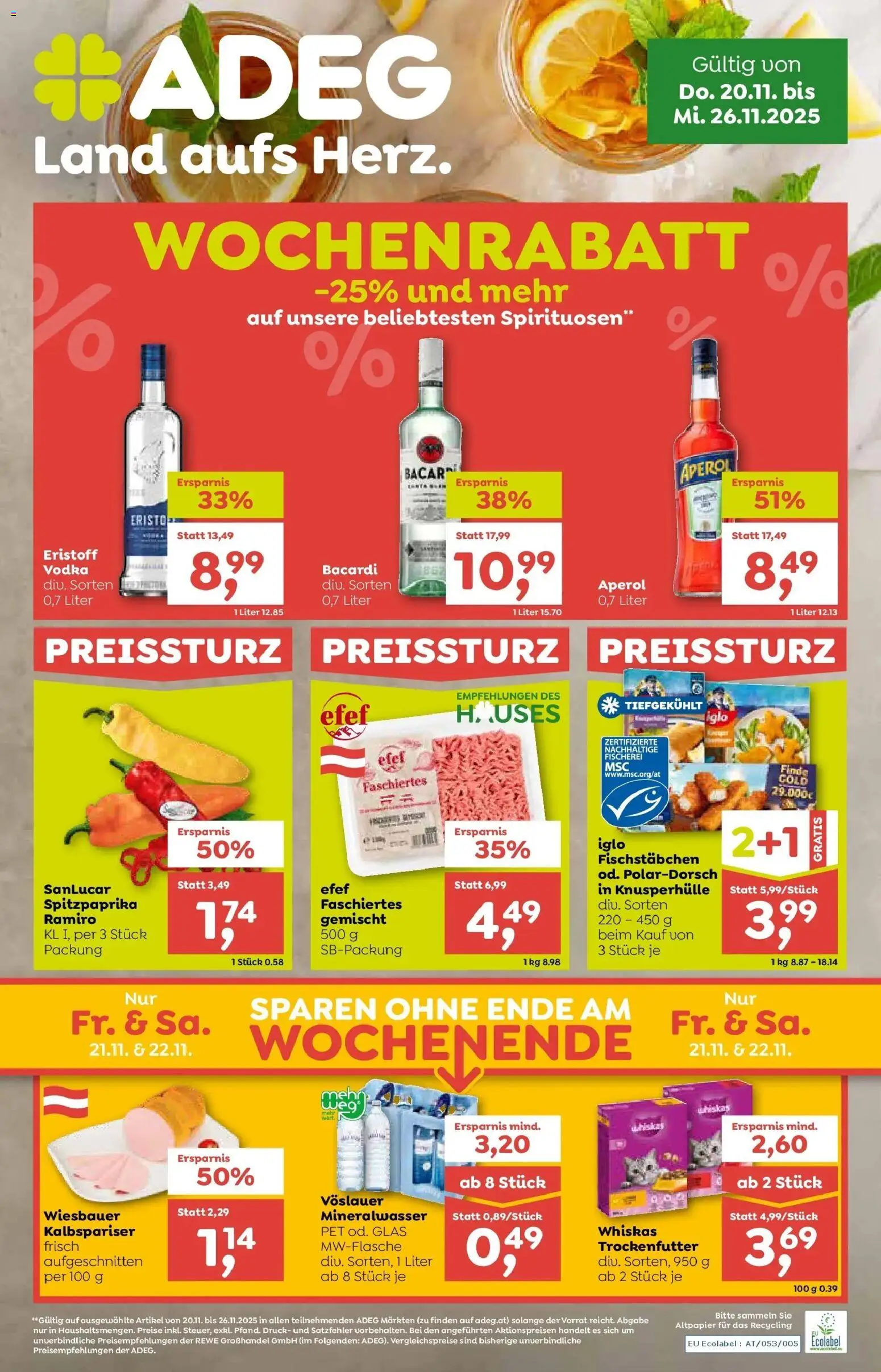 Vorschau der Angebote: ADEG Ramsau gültig ab 20.11.2025