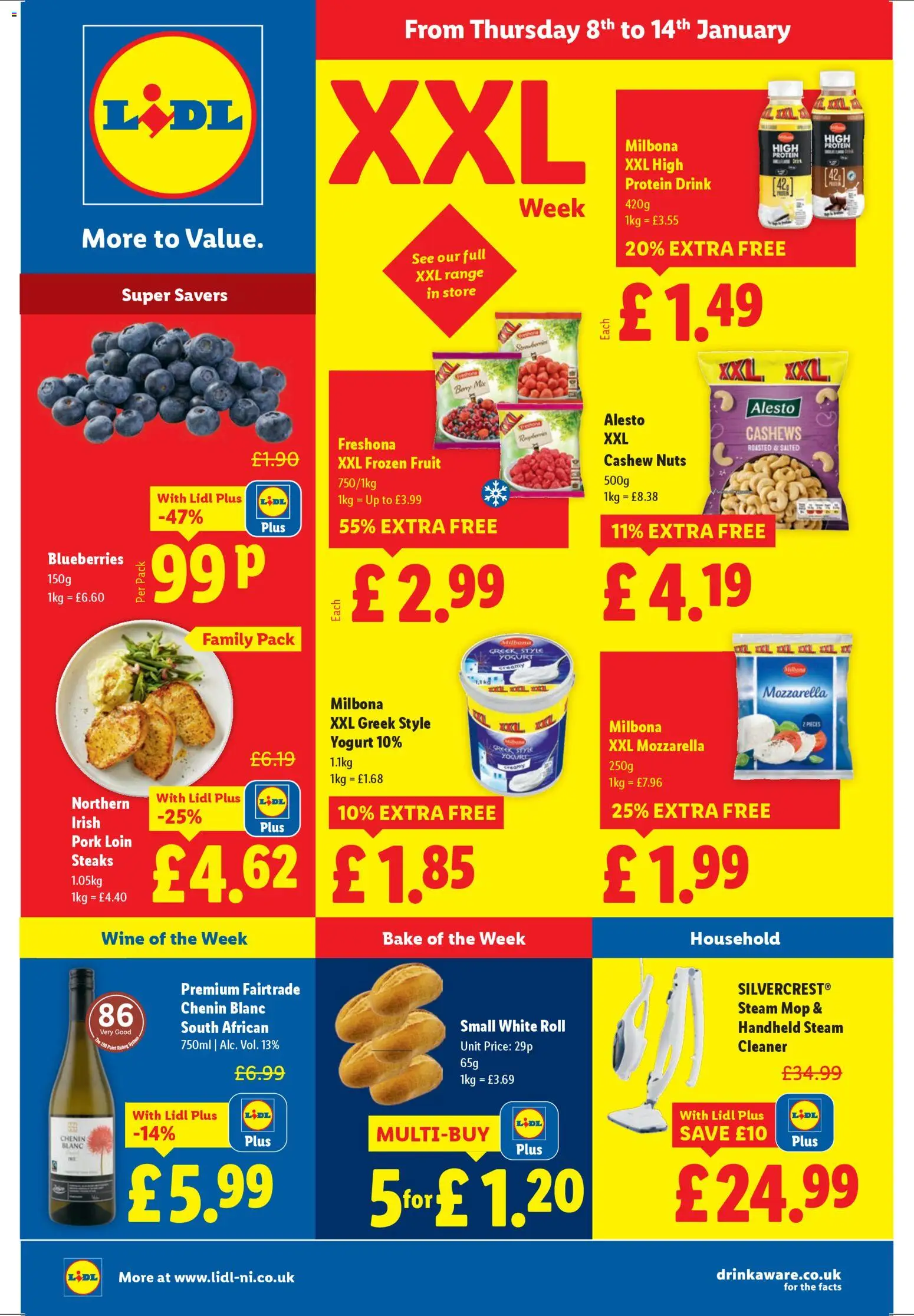 Preview of Lidl XXL Week valid from 08/01/2026