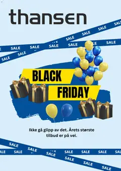 Forhåndsvis Black Friday Varsel fra butikk THANSEN gyldig fra 31/10/2025