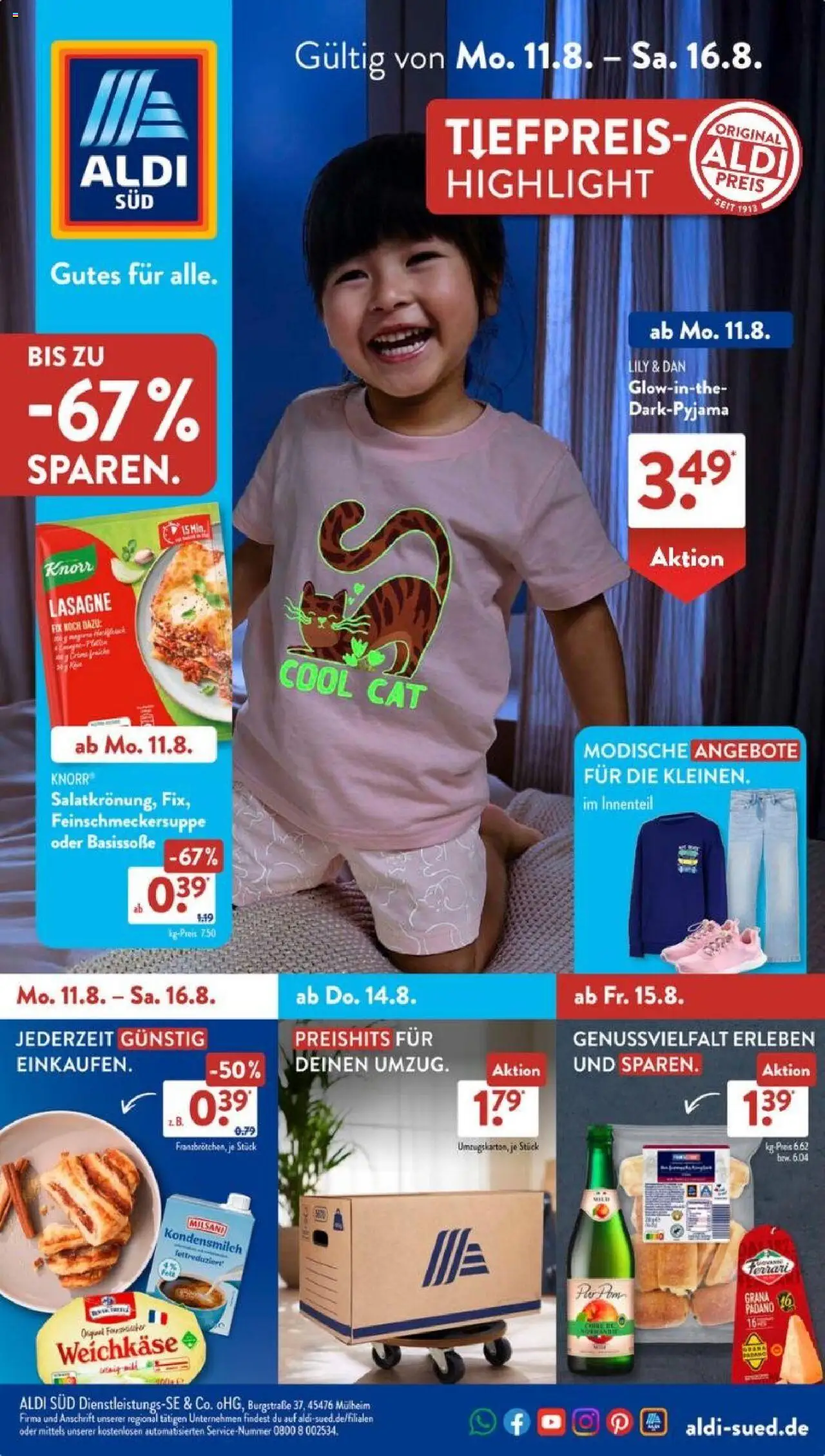 Aldi Süd Prospekt (vom 11.08.2025 - 16.08.2025)