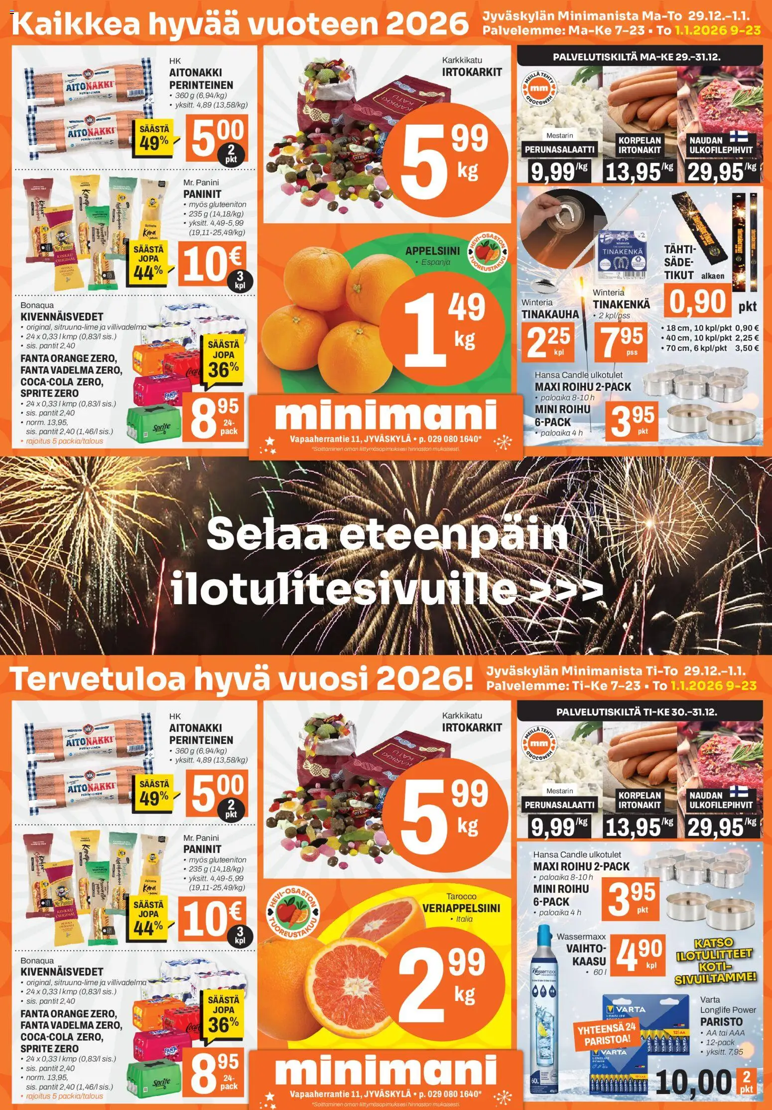 Kaupan Minimani Tarjoukset - Jyväskylä esikatselu, voimassa 29/12/2025