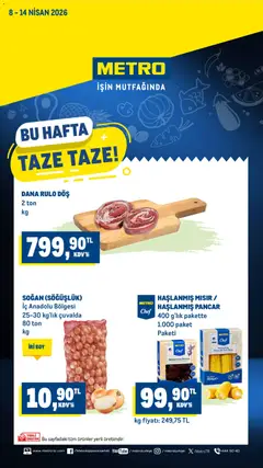 Metro Metro Katalog 08.04.2026 - Broşürünün önizlemesi