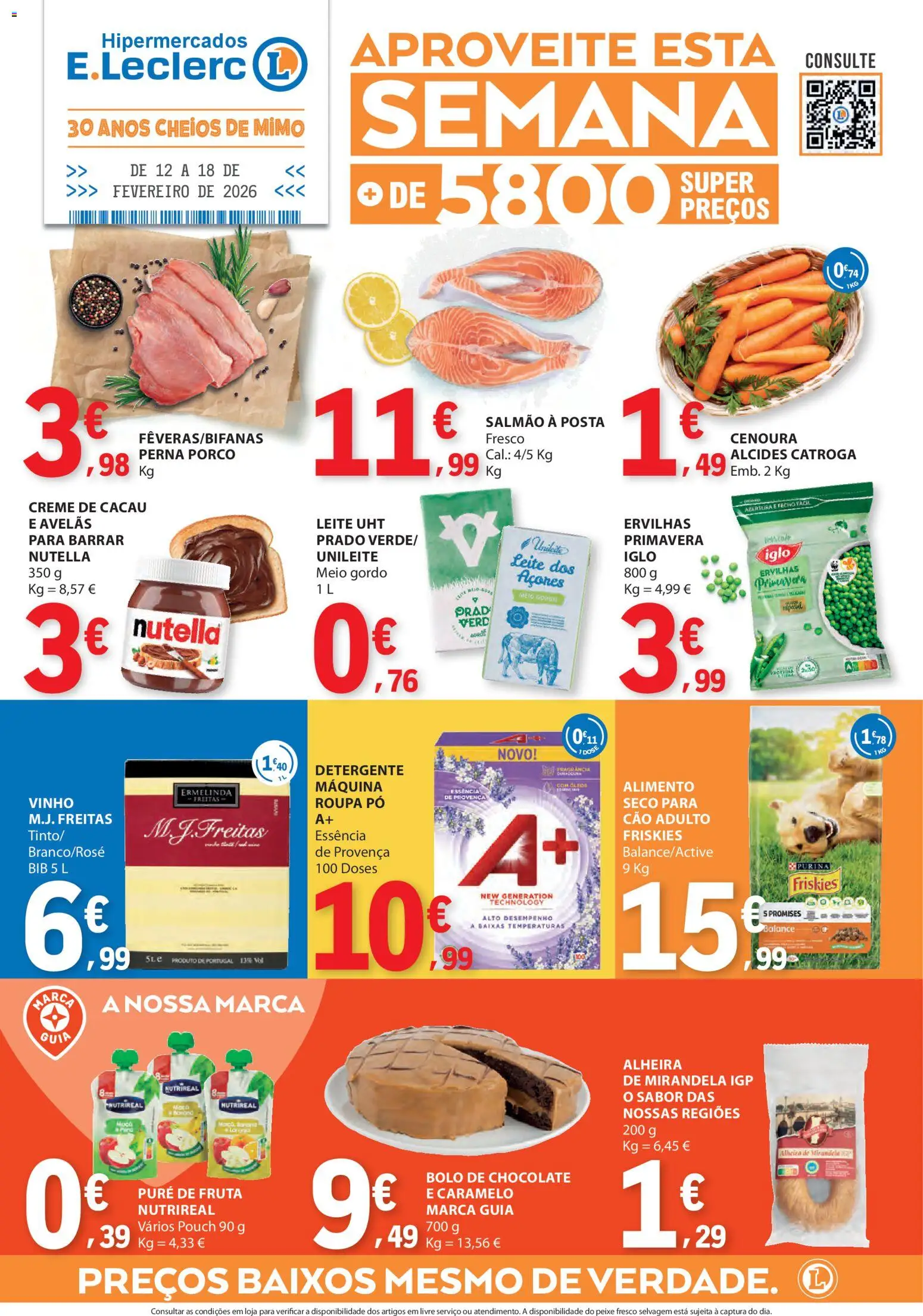 Pré-visualização do folheto da loja E.Leclerc válida a partir de 12/02/2026