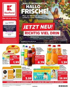 Vorschau von dem Prospekt des Geschäftes Kaufland, gültig ab dem 15.01.2026
