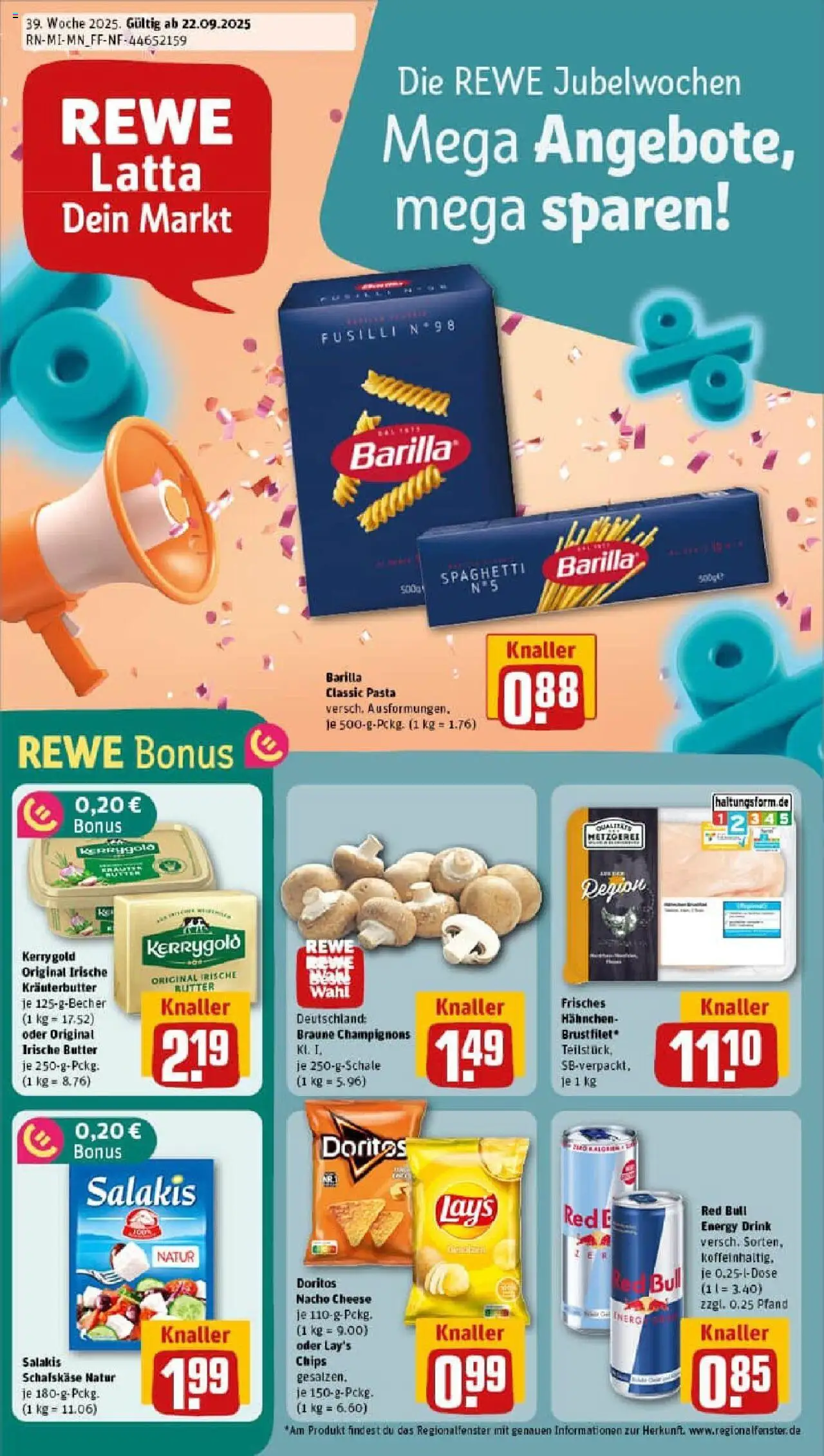 REWE Prospekt ab 21.09.2025 nächste Woche - Prospekt Schauenburg / Hoof	