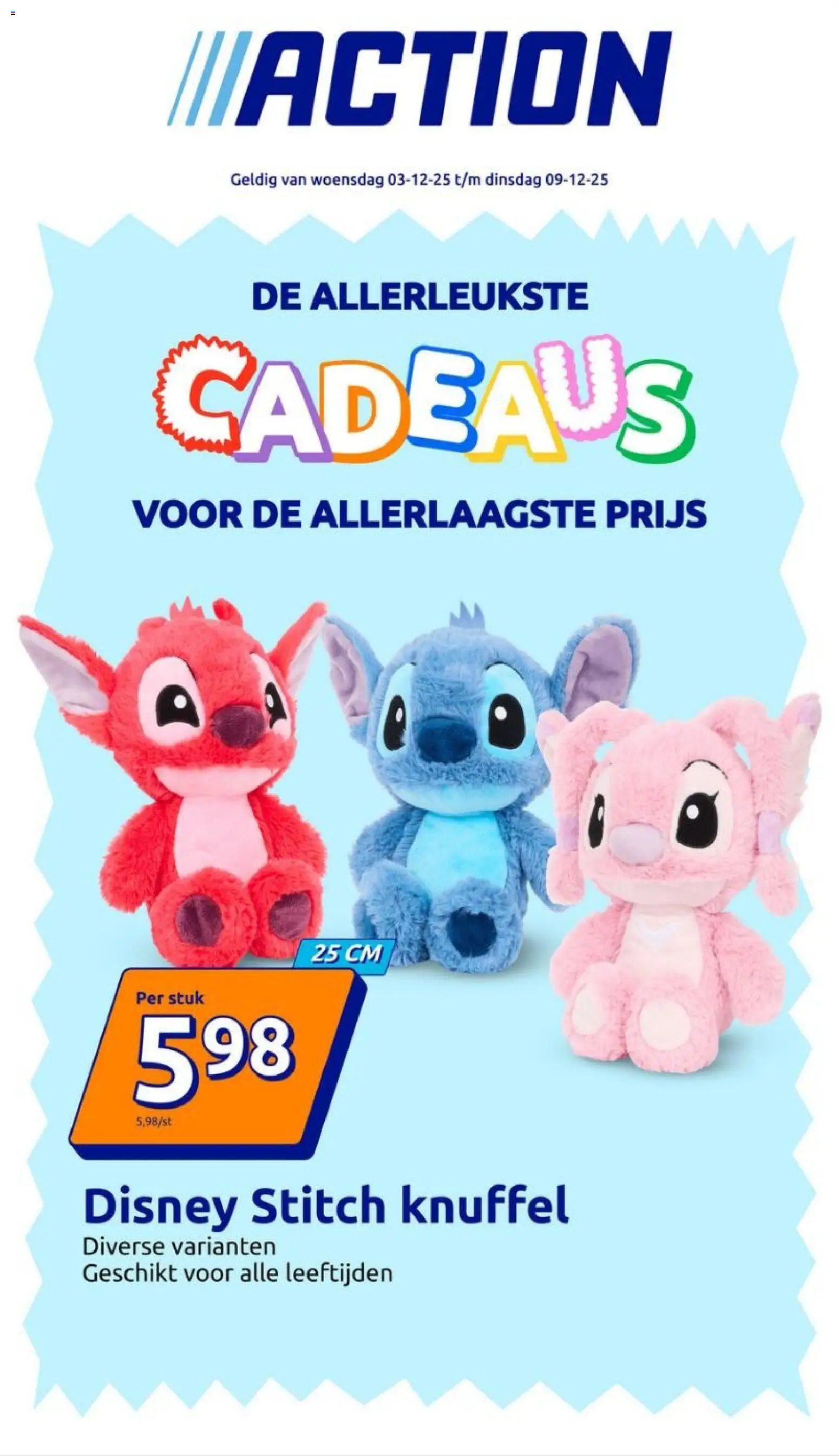 Voorbeeld van Presents week van winkel Action geldig vanaf 03-12-2025