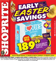 Preview of Shoprite flyer valid from 13/03/2026