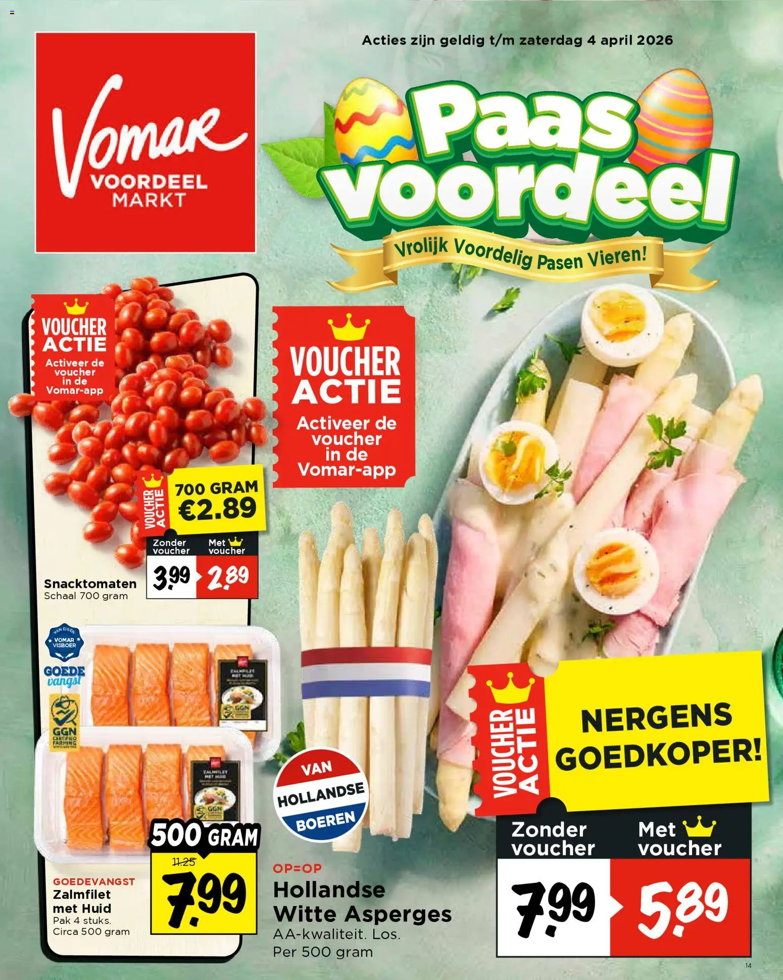 Voorbeeld van Vomar folder - Weekend folder van winkel Vomar geldig vanaf 02-04-2026