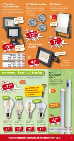 Vorschau von dem Prospekt des Geschäftes Sonderpreis Baumarkt, gültig ab dem 06.12.2025 | Seite: 7
