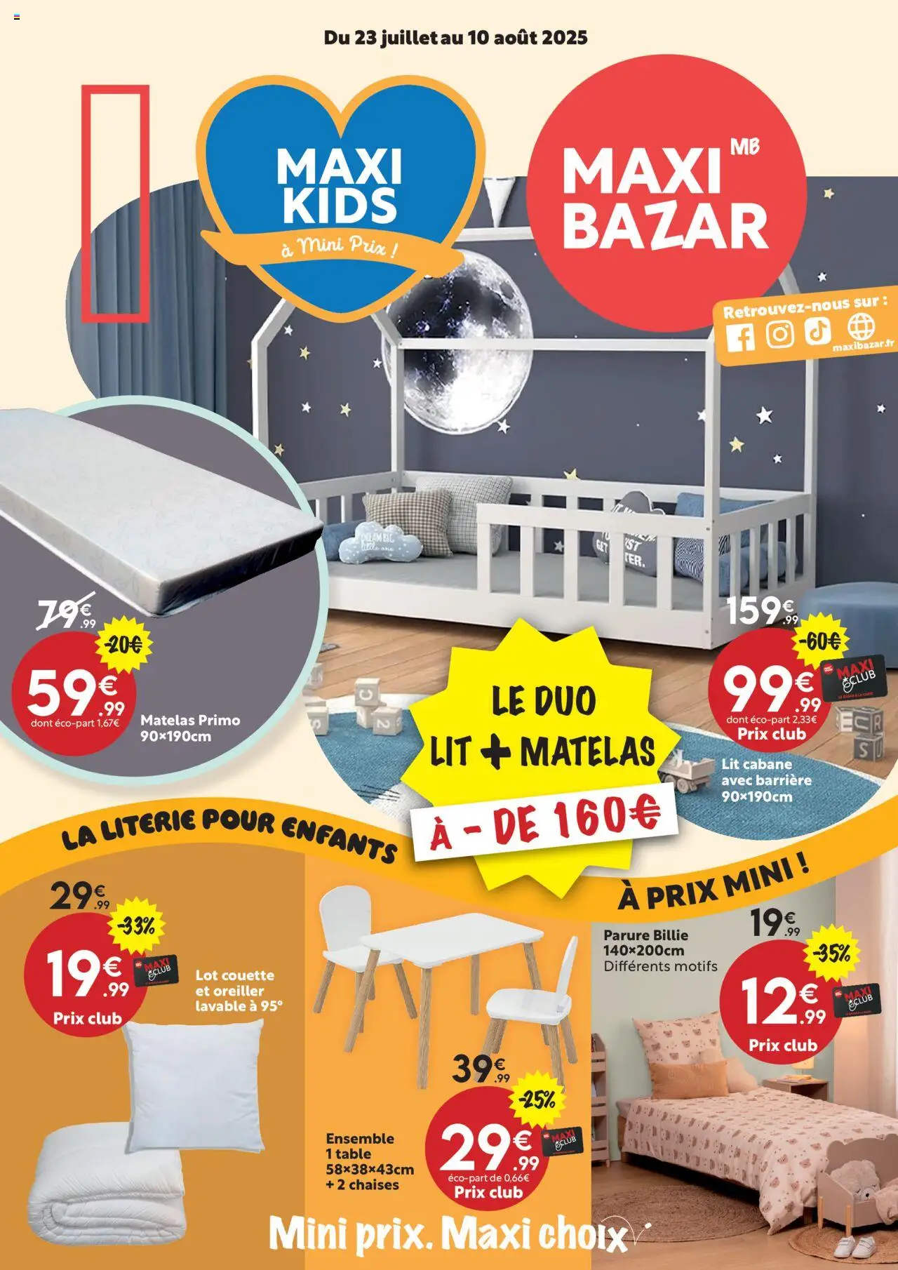 Catalogue de la boutique Maxi Bazar valable du 23/07/2025 - Page numéro 1