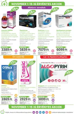 Alma Gyógyszertárak - Akciós újság Alma Gyógyszertárak megtekintése, amely érvényes 2025.11.01.-től | Oldal: 12