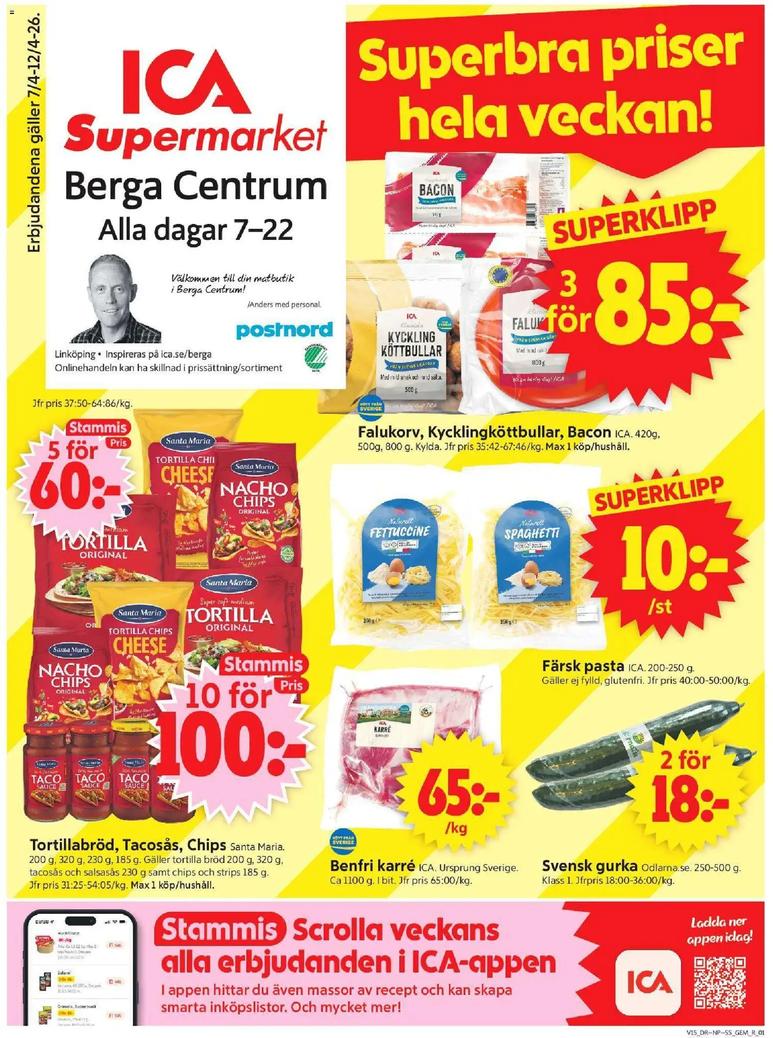 Förhandsgranska reklamblad Linköping från butik ICA Supermarket gäller från 06/04/2026