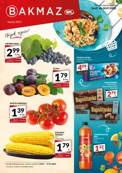 Pregled letka Katalog trgovine Bakmaz vrijedi od 24.07.2025