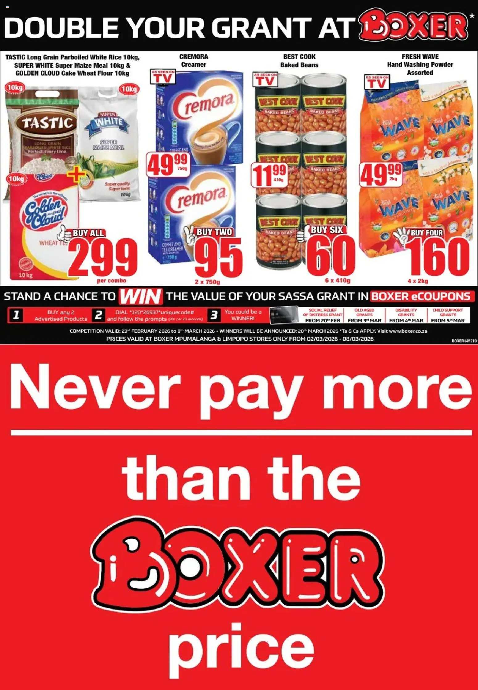 Preview of Boxer flyer valid from 02/03/2026