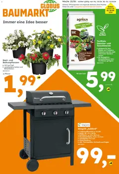 Vorschau von dem Prospekt des Geschäftes Globus Baumarkt, gültig ab dem 06.04.2026