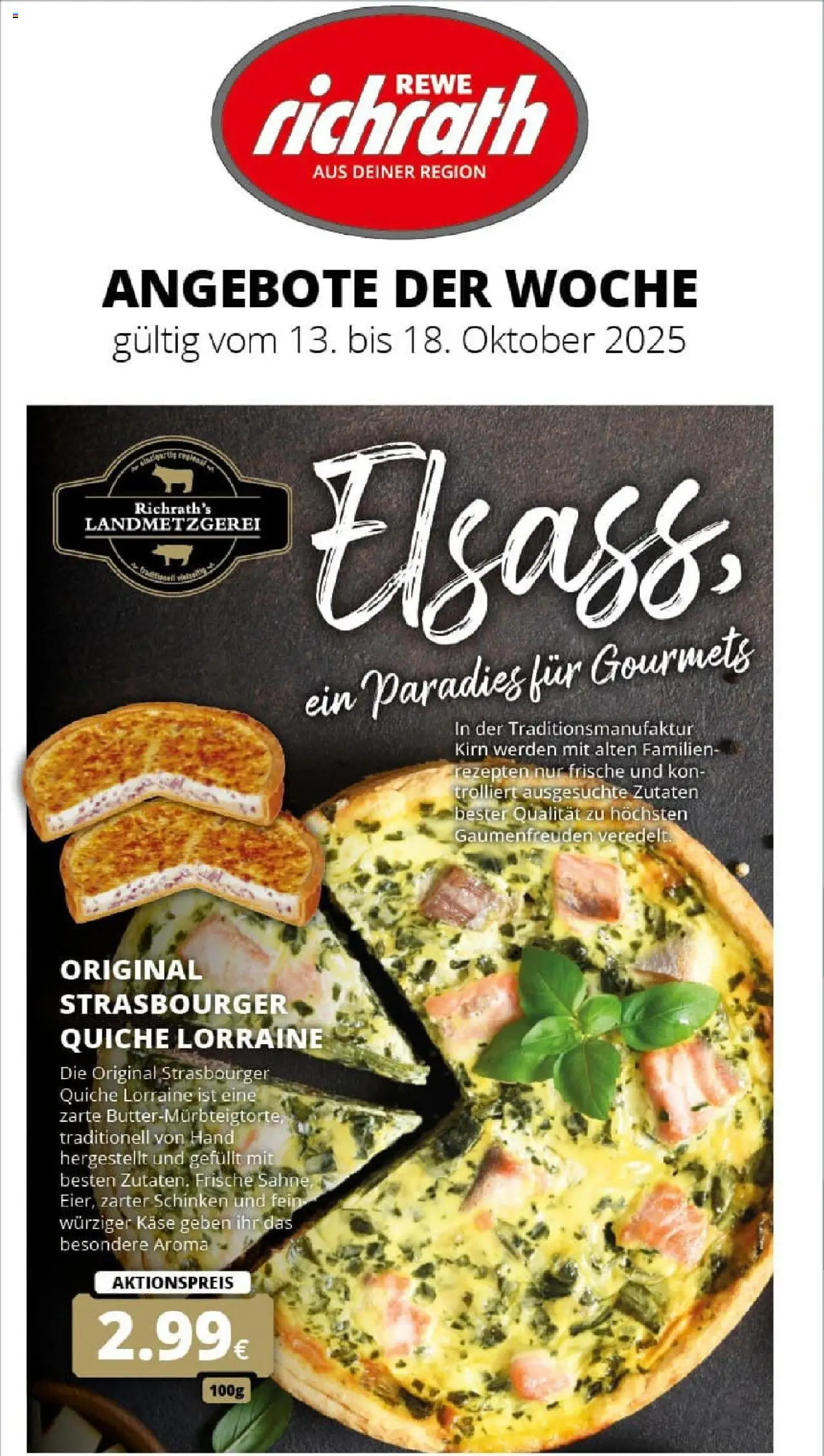 REWE Prospekt ab 13.10.2025 nächste Woche - Prospekt Bergheim	