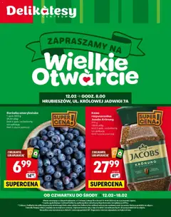 Pogląd gazetki "Hrubieszów Otwarcie" ze sklepu Delikatesy Centrum ważnej od 12.02.2026