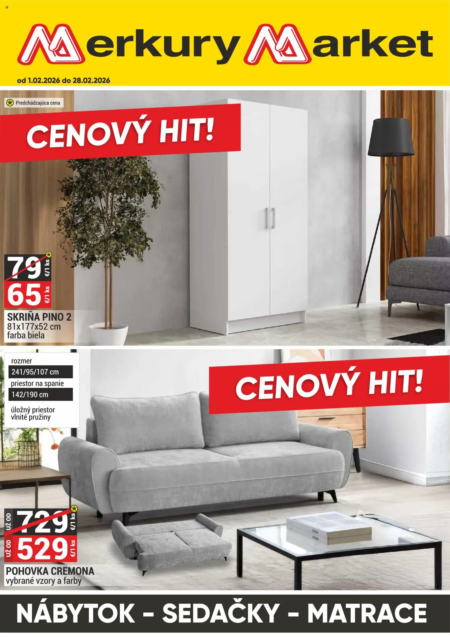 Náhľad Merkury Market letáku platného od 01.02.2026