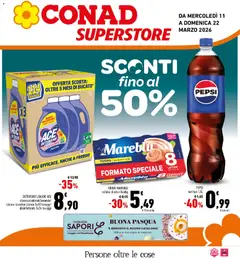 Anteprima dell'opuscolo Conad volantino Superstore Sicilia dal negozio Conad valido da 11/03/2026
