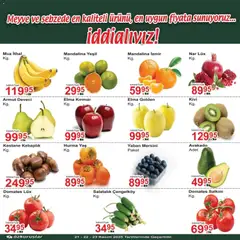 Özkuruşlar Sebze ve meyve 21.11.2025 - Broşürünün önizlemesi