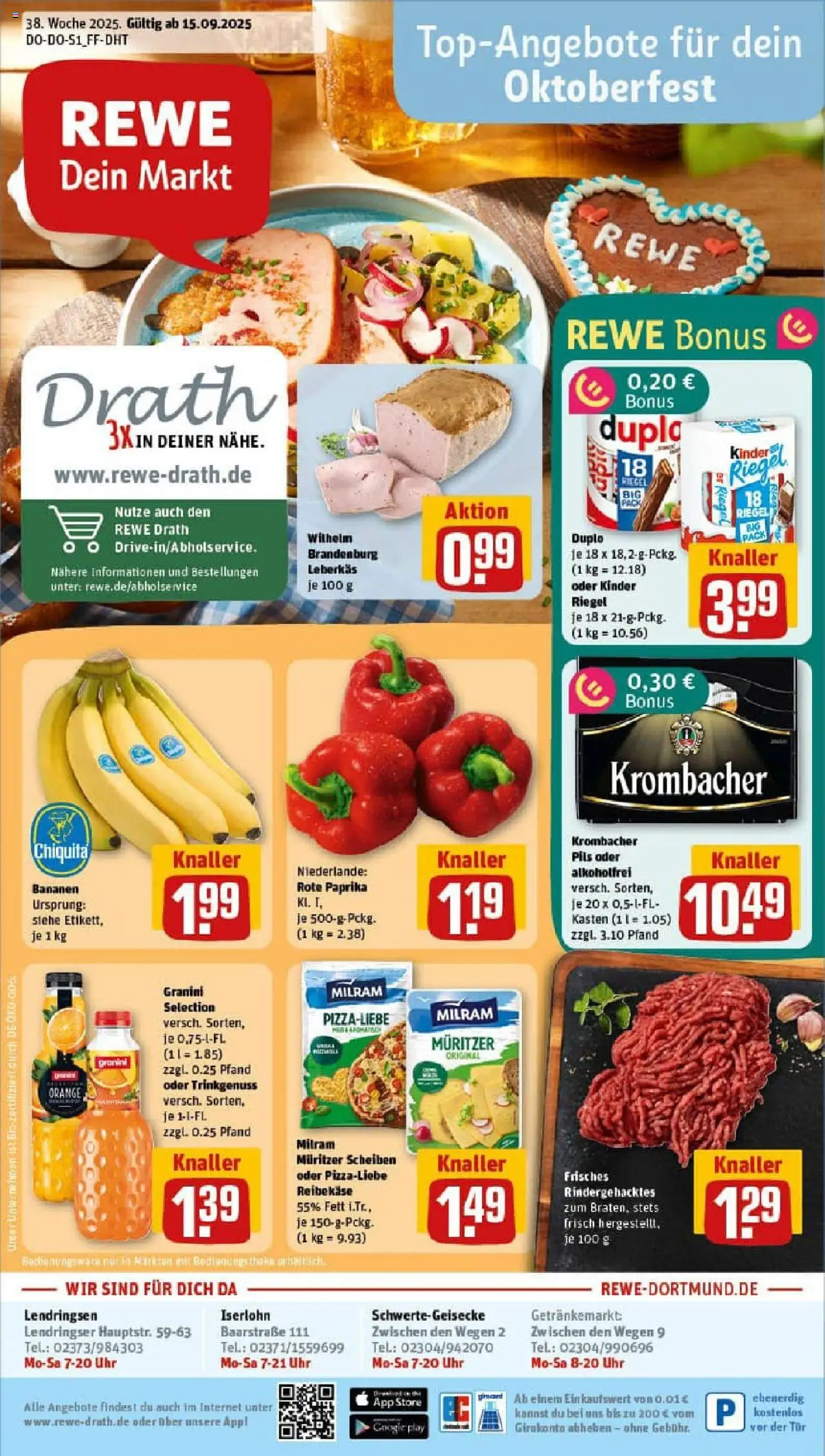 REWE Prospekt ab 14.09.2025 nächste Woche - Prospekt Menden	