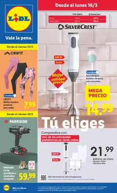 Vista previa del folleto de la tienda Lidl válido desde el 16/03/2026 