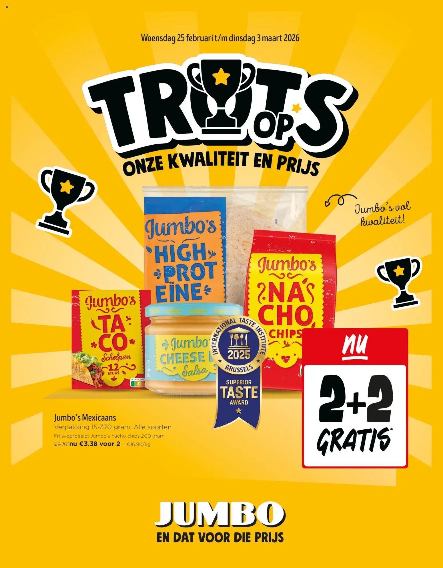 Voorbeeld van Folder / Publicité van winkel JUMBO geldig vanaf 25/02/2026