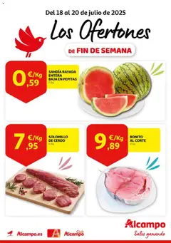Vista previa del folleto de la tienda Alcampo válido desde el 18/07/2025 