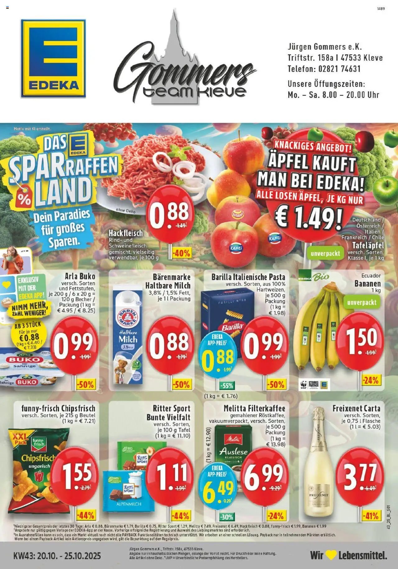 EDEKA Prospekt ab 19.10.2025 - Prospekt Kleve Online