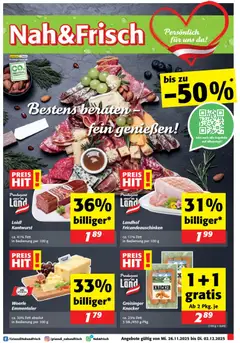 Vorschau der Angebote: Nah und Frisch Flugblatt gültig ab 26.11.2025