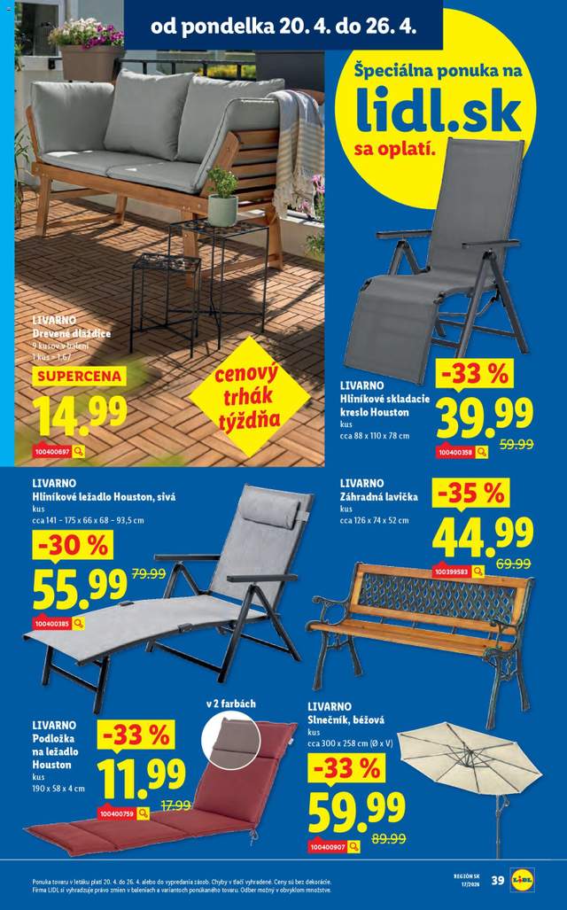 Nový Lidl leták od 20.04.