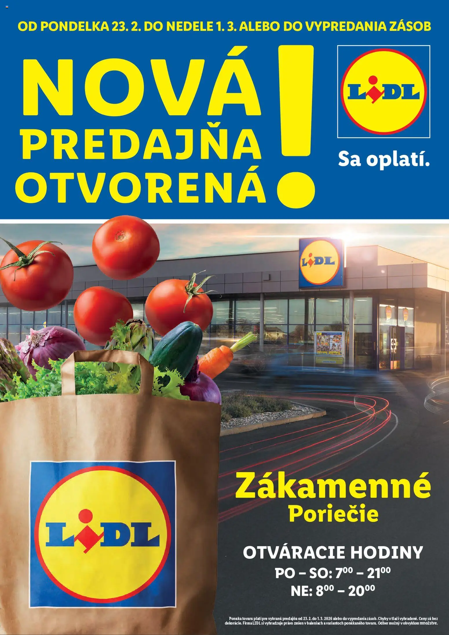 Náhľad Lidl letáku platného od 23.02.2026 - Hodiny