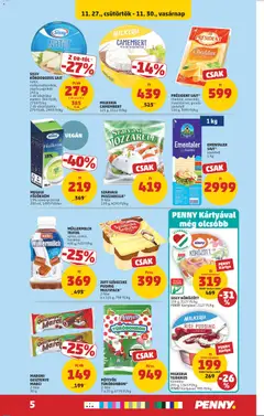 PENNY - Akciós újság PENNY megtekintése, amely érvényes 2025.11.27.-től | Oldal: 5