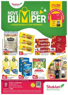 Preview of the catalogue November Bumper - Shaklan 7 Supermarket, Zen Building, Jebel Ali of store Shaklan valid from 31 Oct, 2025