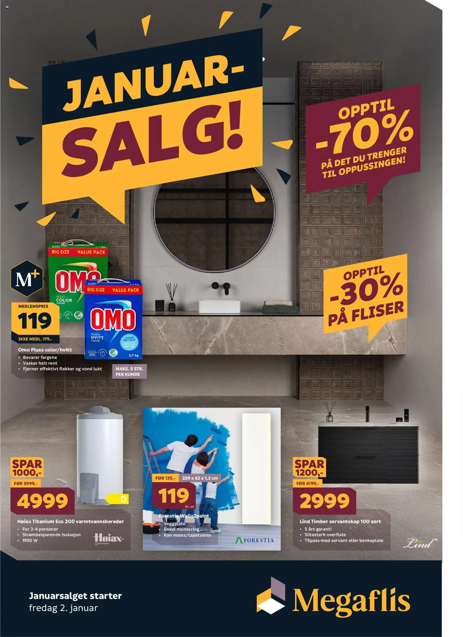 Forhåndsvis Kundeavis fra butikk Megaflis gyldig fra 02/01/2026