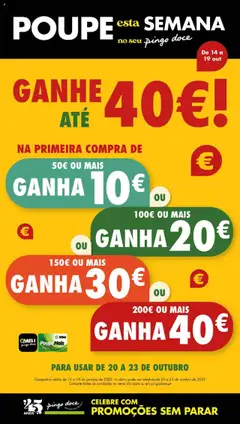 Pré-visualização do folheto da loja Pingo Doce válida a partir de 14/10/2025