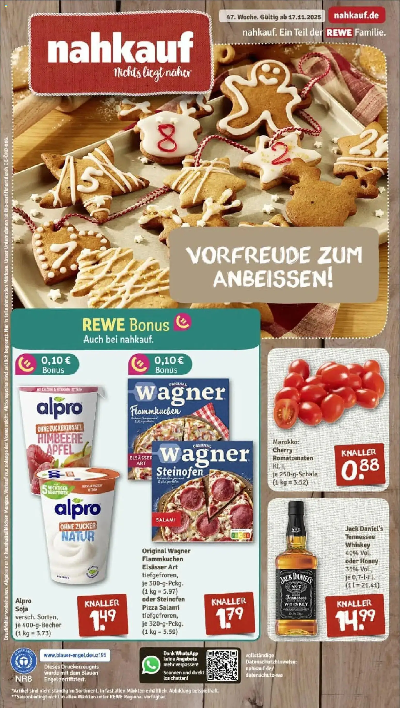 Vorschau von dem Prospekt des Geschäftes Rewe, gültig ab dem 17.11.2025