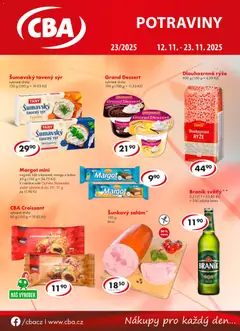 Náhled nabídky: CBA Leták platný od 12.11.2025
