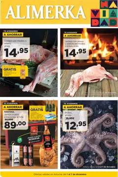 Vista previa del folleto de la tienda Alimerka válido desde el 01/12/2025 